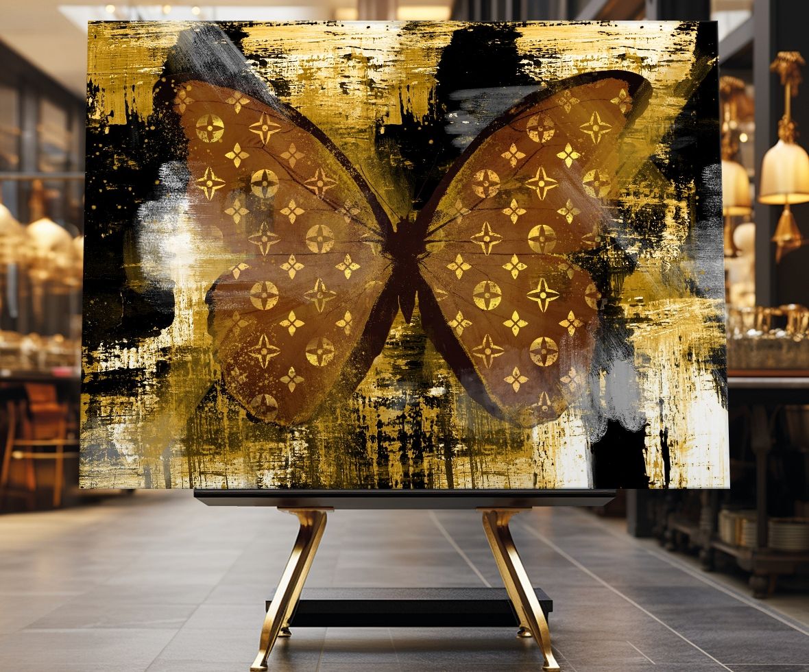 Artmazing Wandbild  Goldener Flügelschlag