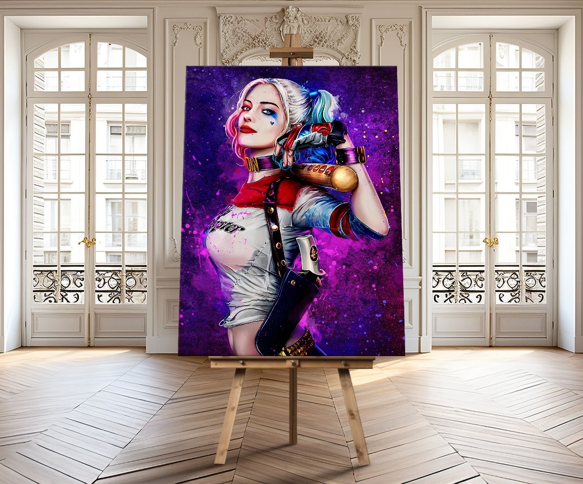Artmazing Wandbild Harley Quinns Gaze