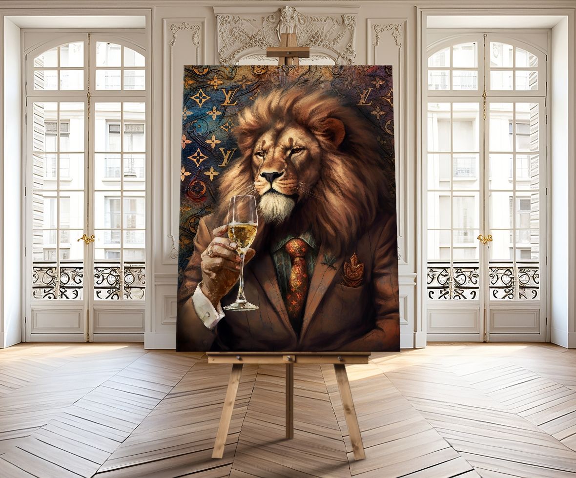 Artmazing Wandbild Sir Lion