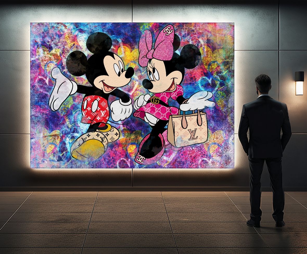 Kunstzinnige canvas  Love in Colors