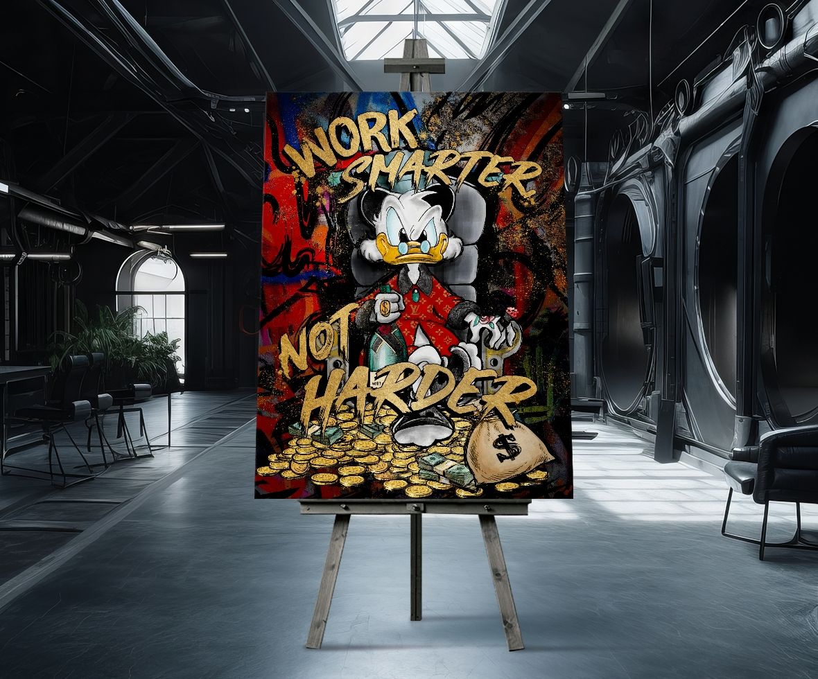 Artmazing Wandbild  Work smarter, not harder