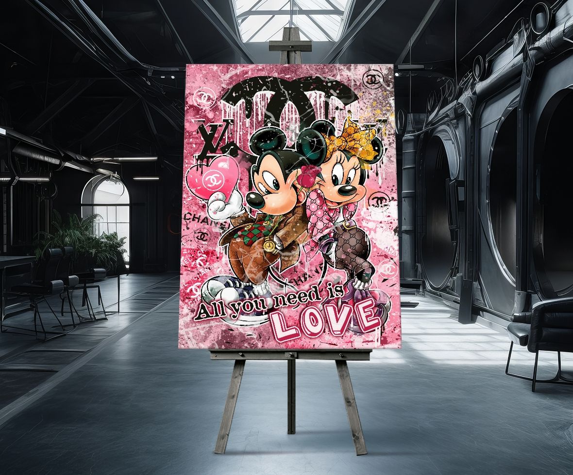 Fresque murale Artmazing  All You Need Is Love