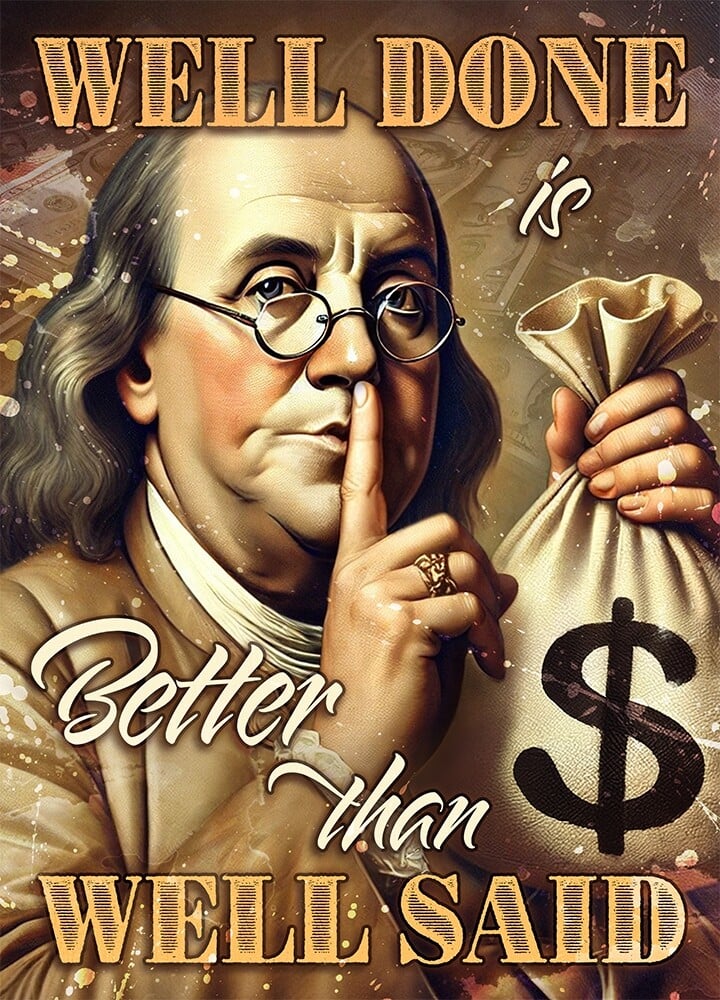 dung_decor_benjamin_franklin_well_done_20240923
