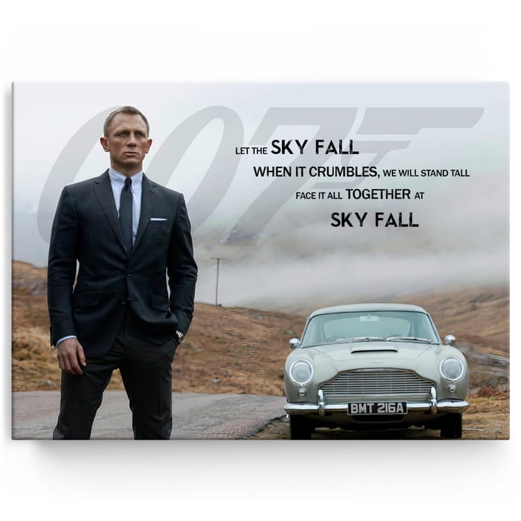 Artmazing Leinwandbild Sky Fall