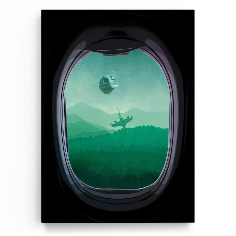 Artmazing Leinwandbild Endor Landing
