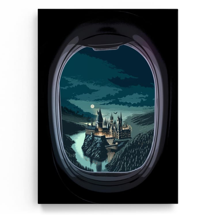 Artmazing Leinwandbild Hogwarts Landing