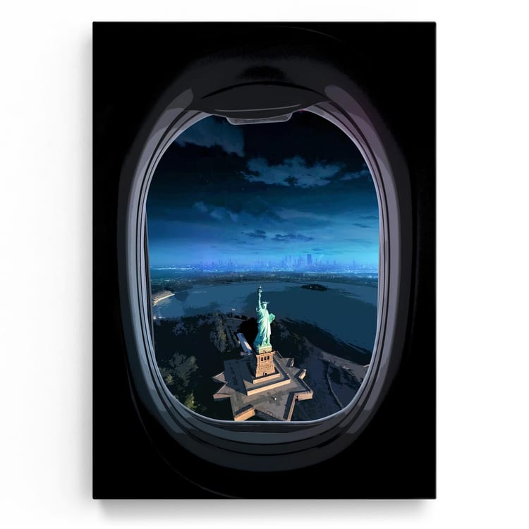 Artmazing Leinwandbild NYC Landing