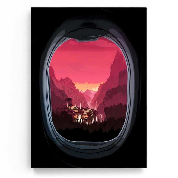 Artmazing Leinwandbild Rivendell Landing