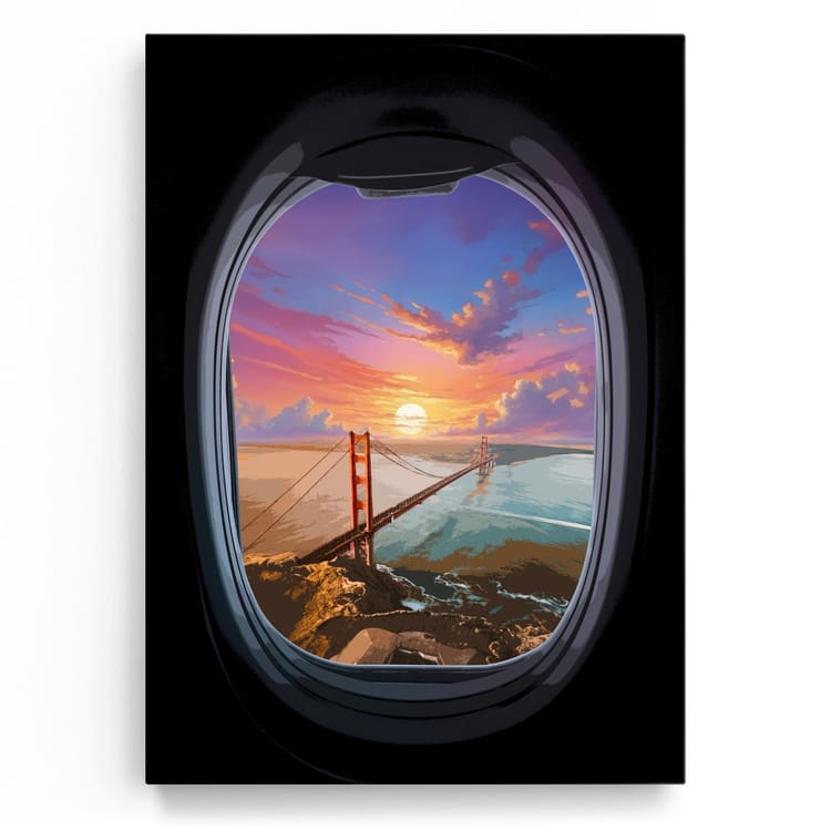 Artmazing Leinwandbild San Francisco Landing