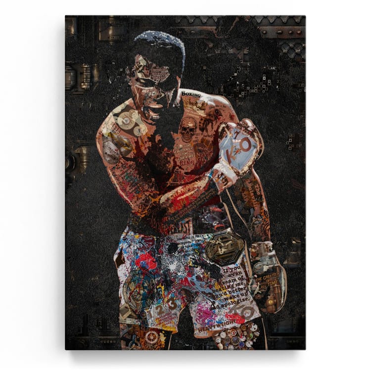 Artmazing Leinwandbild Boxing Titan