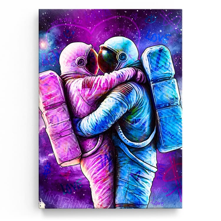 Artmazing Leinwandbild Love is Stellar