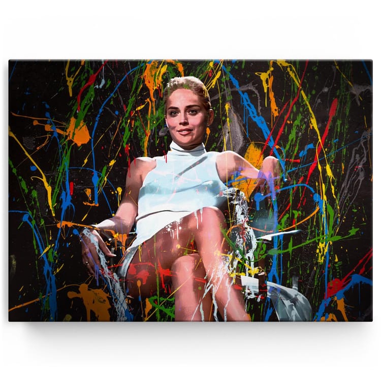 Artmazing Leinwandbild Color Of Basic Instinct