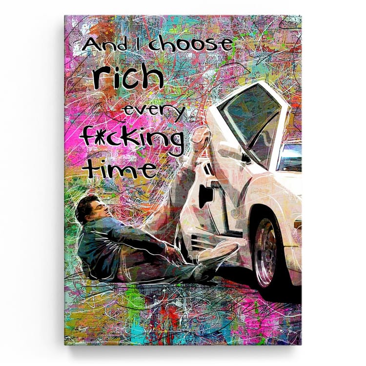 Artmazing Leinwandbild Choose Rich