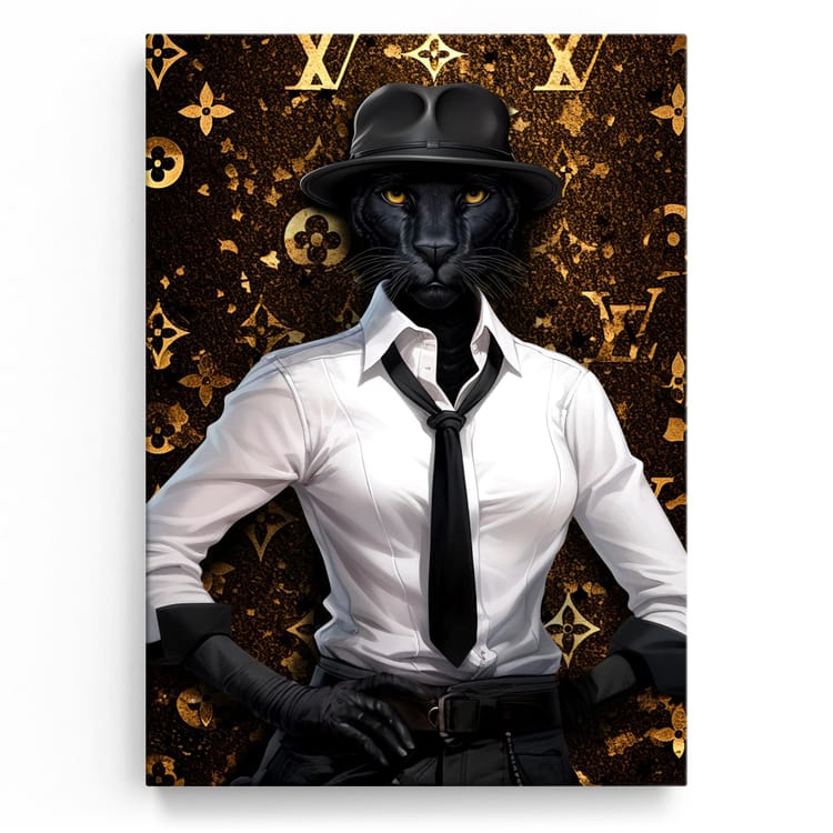Artmazing Leinwandbild Prunk & Panther