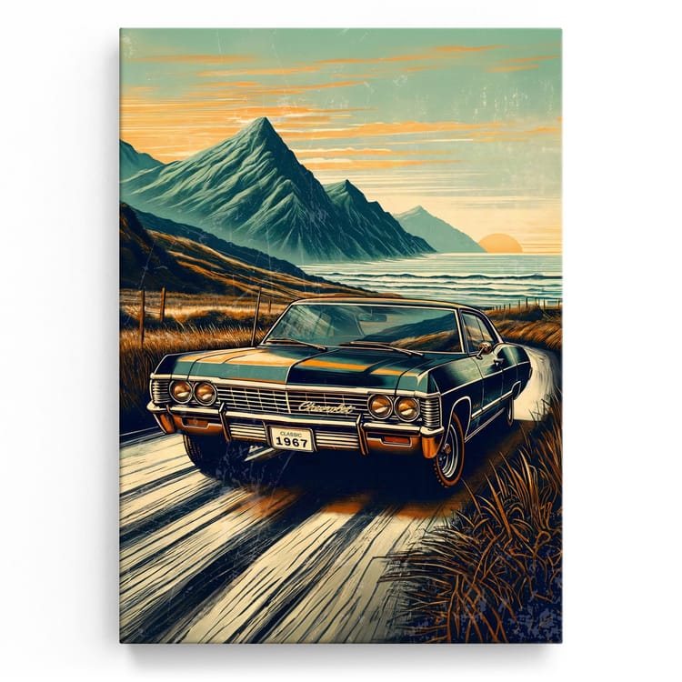 Artmazing Leinwandbild Chevy 67