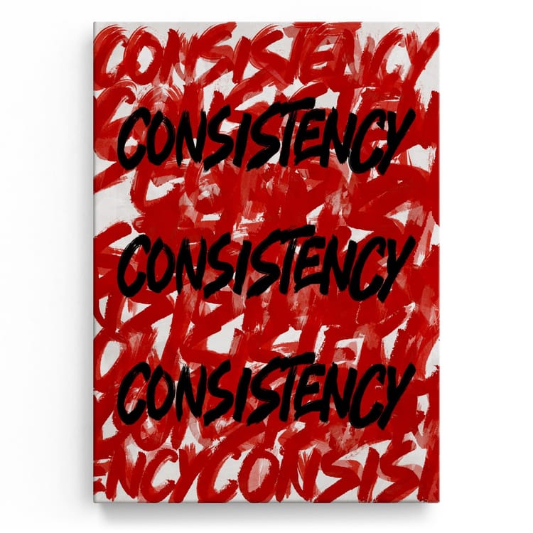 Artmazing Leinwandbild Consistency