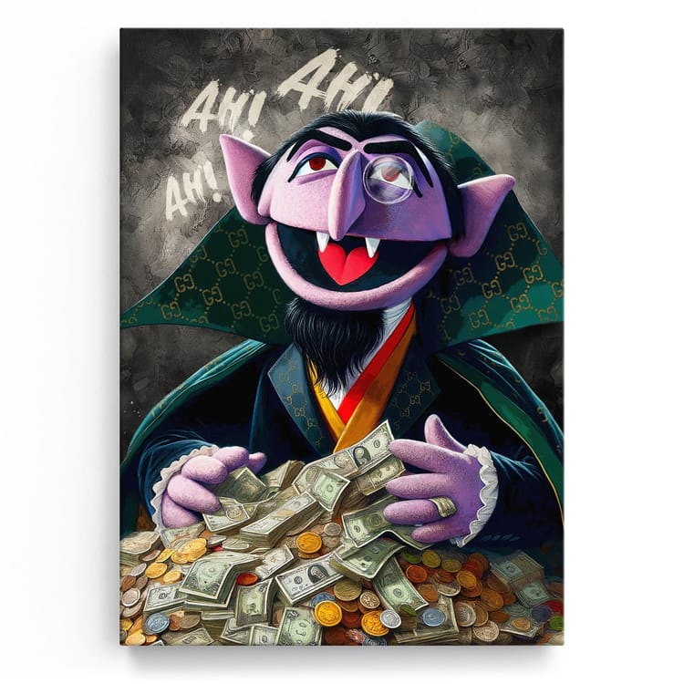 Artmazing Leinwandbild The Count
