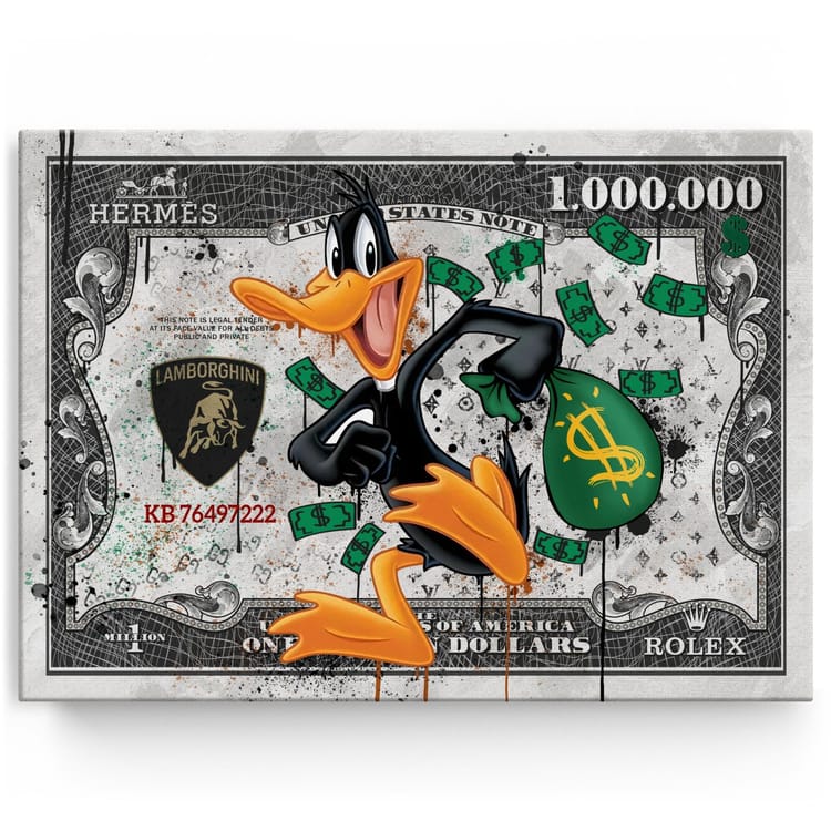 Artmazing Leinwandbild Ducking Riches