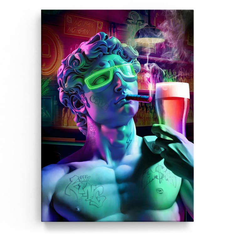 Artmazing Leinwandbild F*ck Boy David