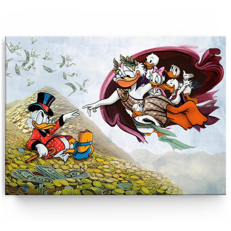 Artmazing Leinwandbild The Creation Of Wealth