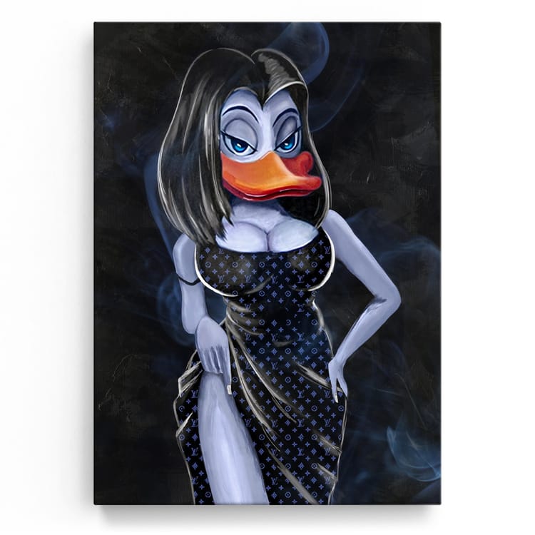 Artmazing Leinwandbild Duck Diva