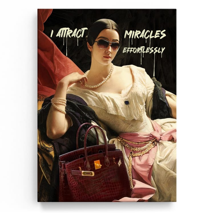 Artmazing Leinwandbild Attract Miracles