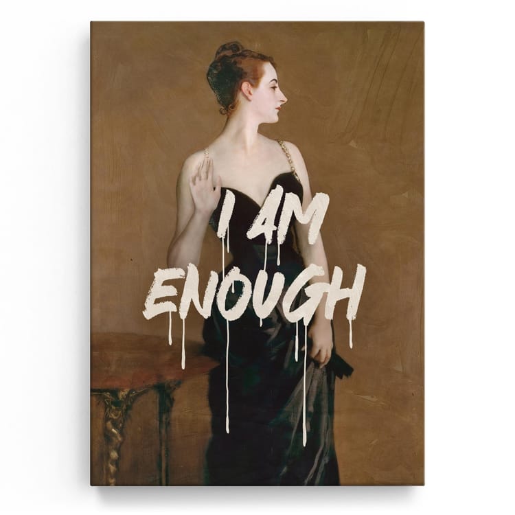 Artmazing Leinwandbild I Am Enough