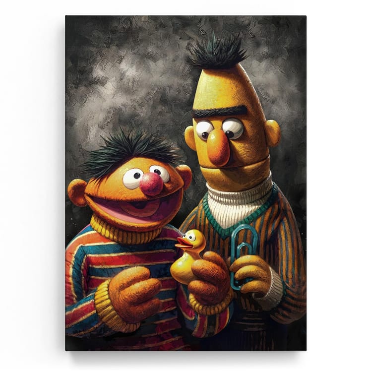 Artmazing Leinwandbild Fuzzy Friends