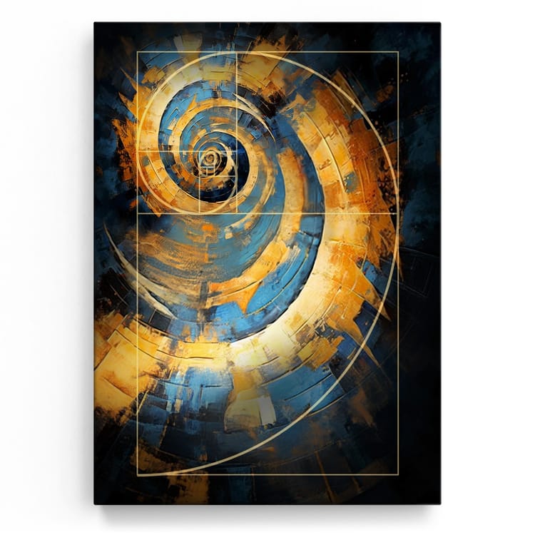 Artmazing Leinwandbild Fibonaci