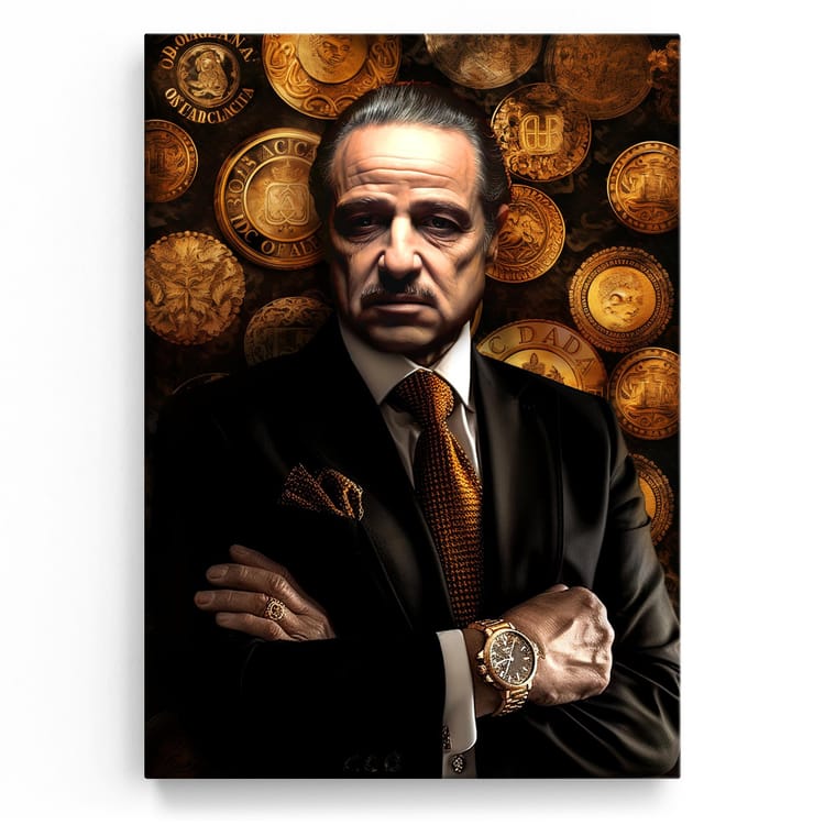 Artmazing Leinwandbild Mafia Majesty