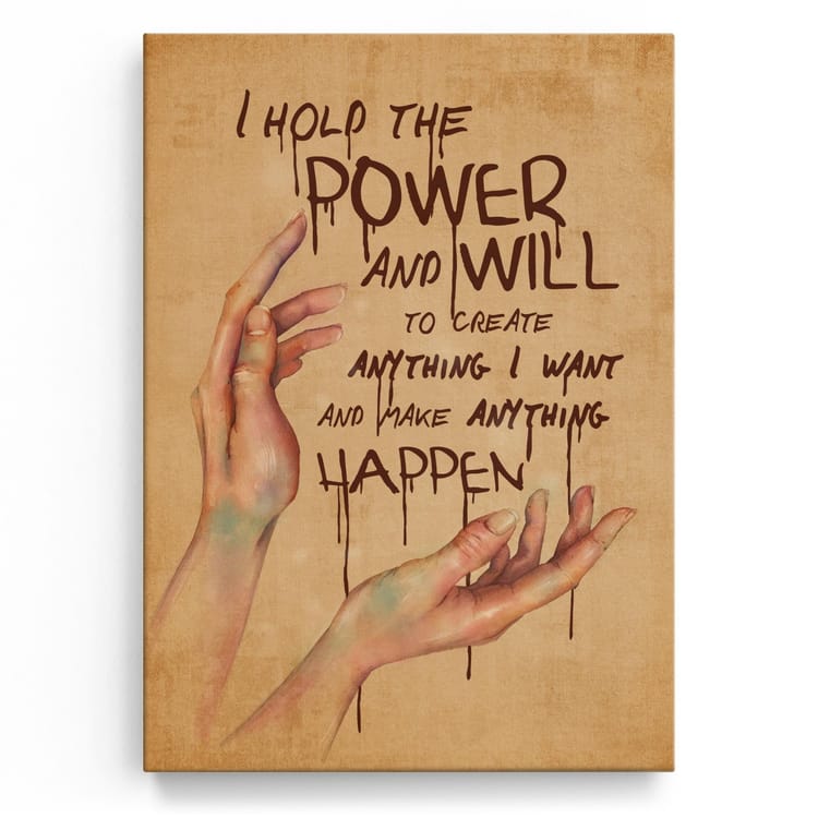 Artmazing Leinwandbild The Power In Your Hands
