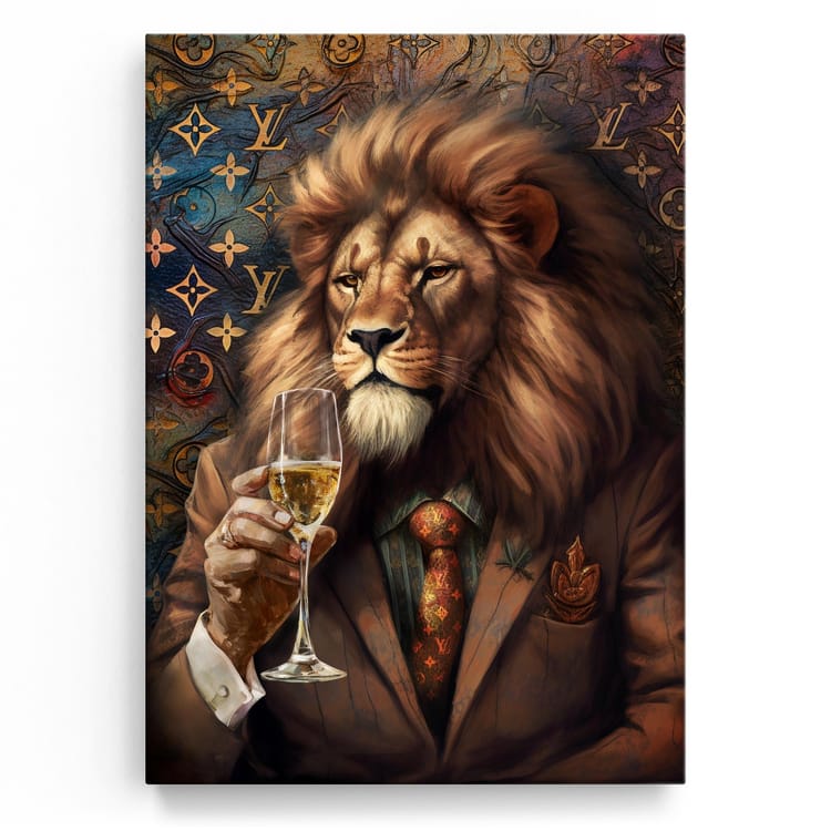 Artmazing Leinwandbild Sir Lion