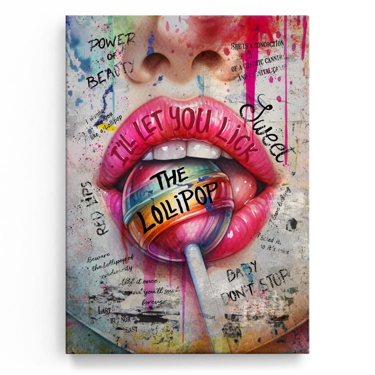 Artmazing Leinwandbild The Lollipop