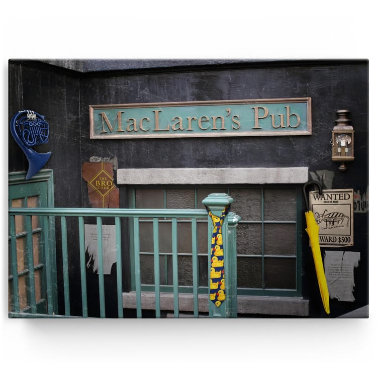 Artmazing Leinwandbild MacLaren's Pub