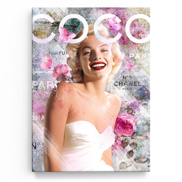 Artmazing Leinwandbild Marilyn X Coco