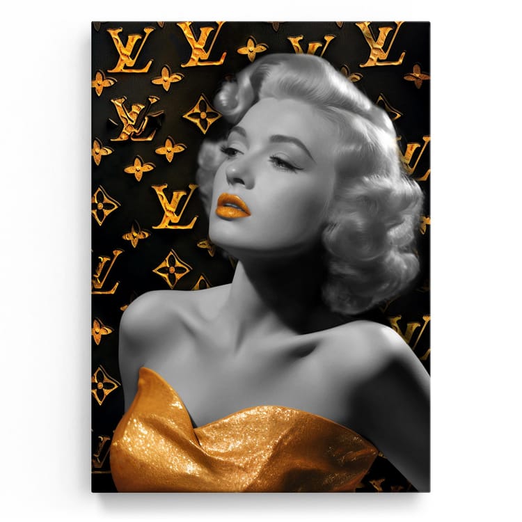 Artmazing Leinwandbild Marilyn X Louis
