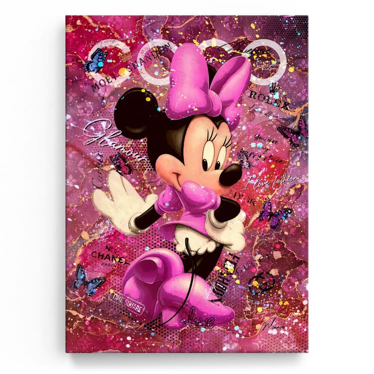 Artmazing Leinwandbild Glamour Mouse