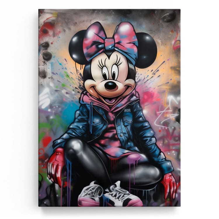 Artmazing Leinwandbild Minnies Glow Up