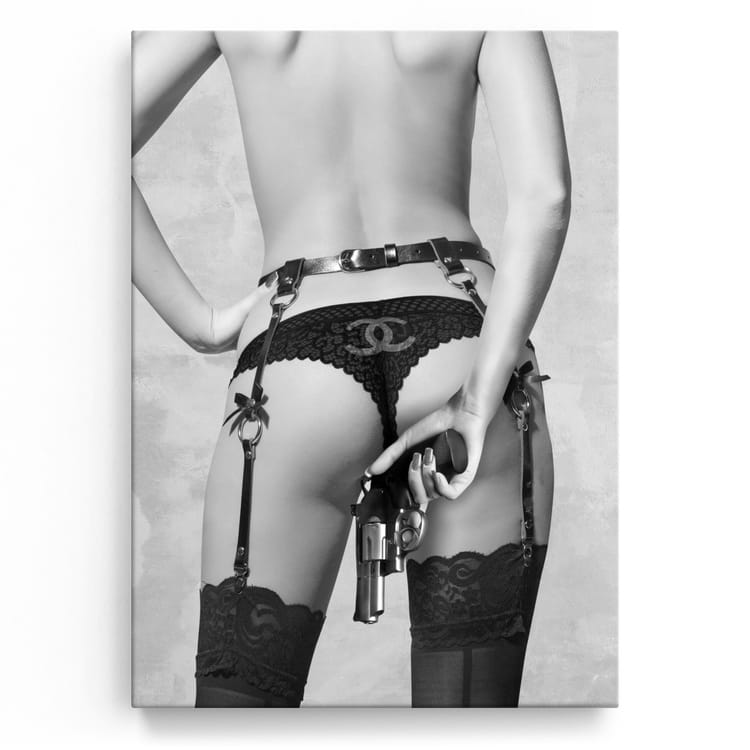 Artmazing Leinwandbild Lethal Lingerie