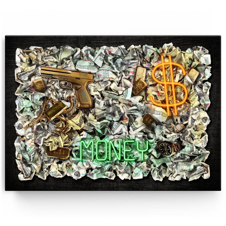 Artmazing Leinwandbild Riches In A Box