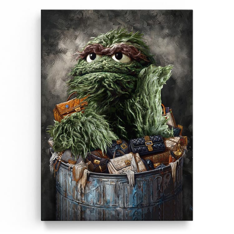 Artmazing Leinwandbild Trashy Is The New Chic