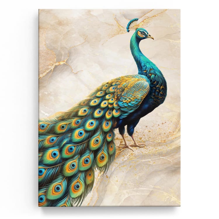 Artmazing Leinwandbild The Peacock