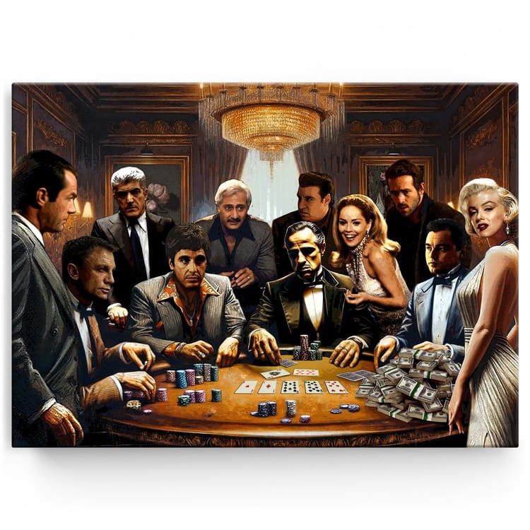Artmazing Leinwandbild Hollywood Hold'Em