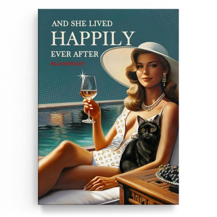Artmazing Leinwandbild Happily Ever After