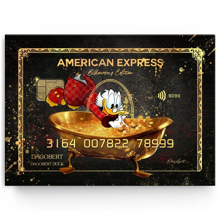 Artmazing Leinwandbild Entenhausener Amex
