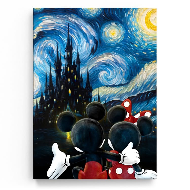 Artmazing Leinwandbild Starry Date Night