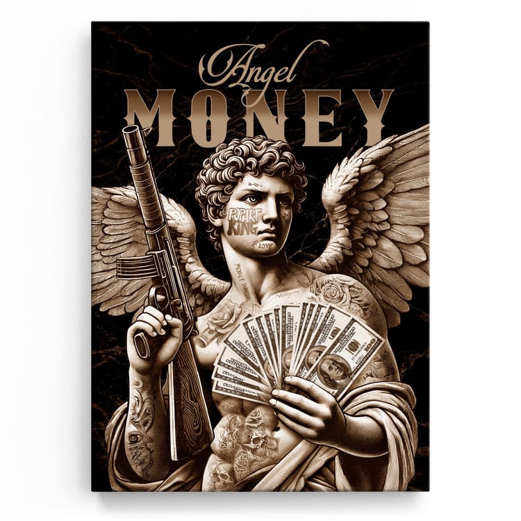 Artmazing Leinwandbild Angel Money