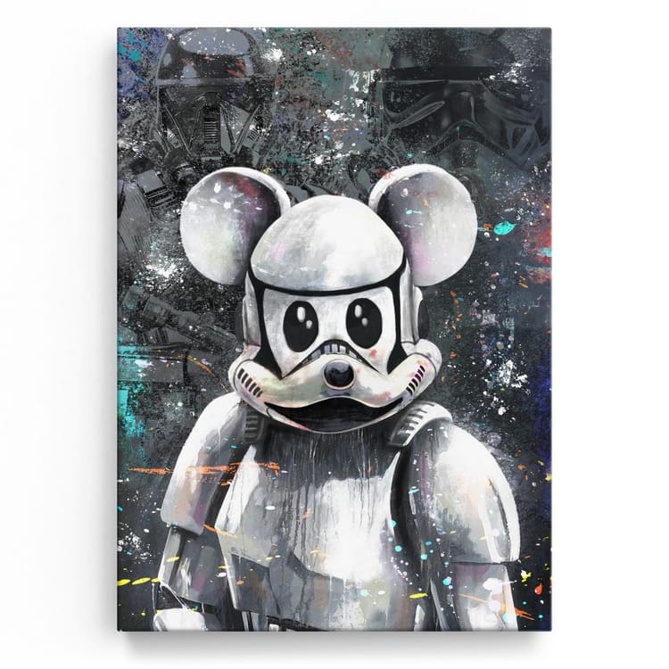 Artmazing Leinwandbild Trooper Mouse