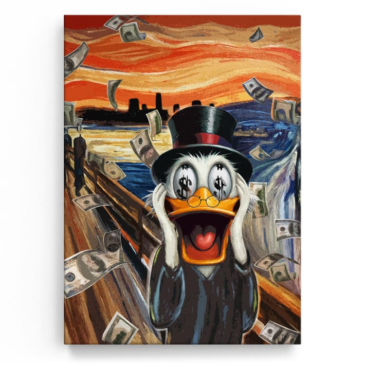 Artmazing Leinwandbild The Scream For Green