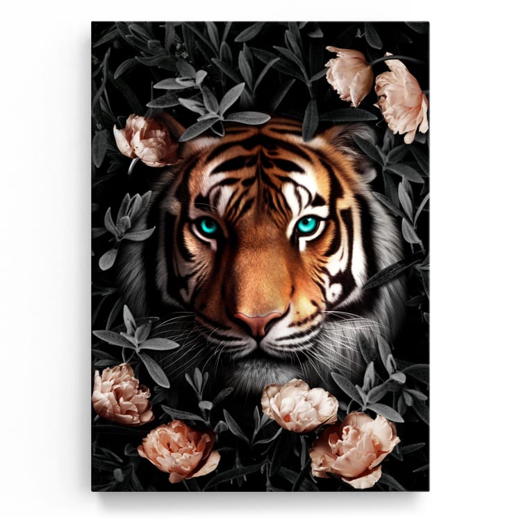 Artmazing Leinwandbild Dschungelblick Tiger